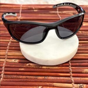 Rivbos Sleek Black Men's Sport Polarized Sunglasses
